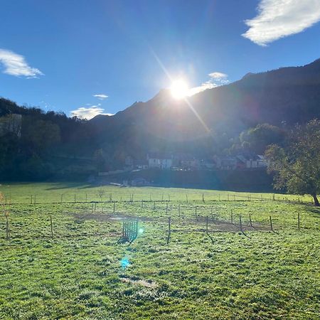 Au Bord Du Gave Lägenhet Laruns Exteriör bild